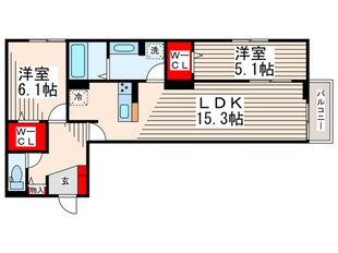 レクシア東葛西Ⅱの物件間取画像